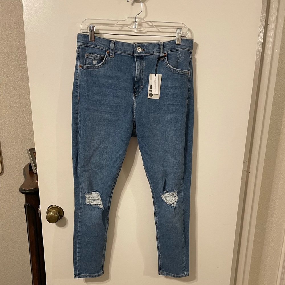 NWT Topshop Bluejeans from Nordstrom. Size 34.